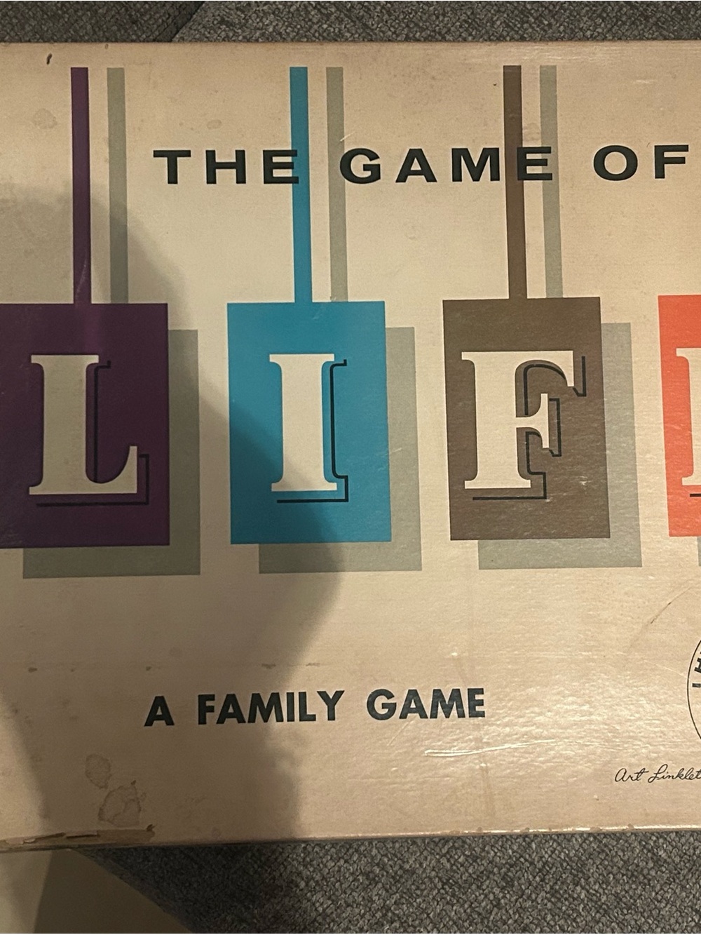 The Game of Life Family Board Game - Blue & Brown